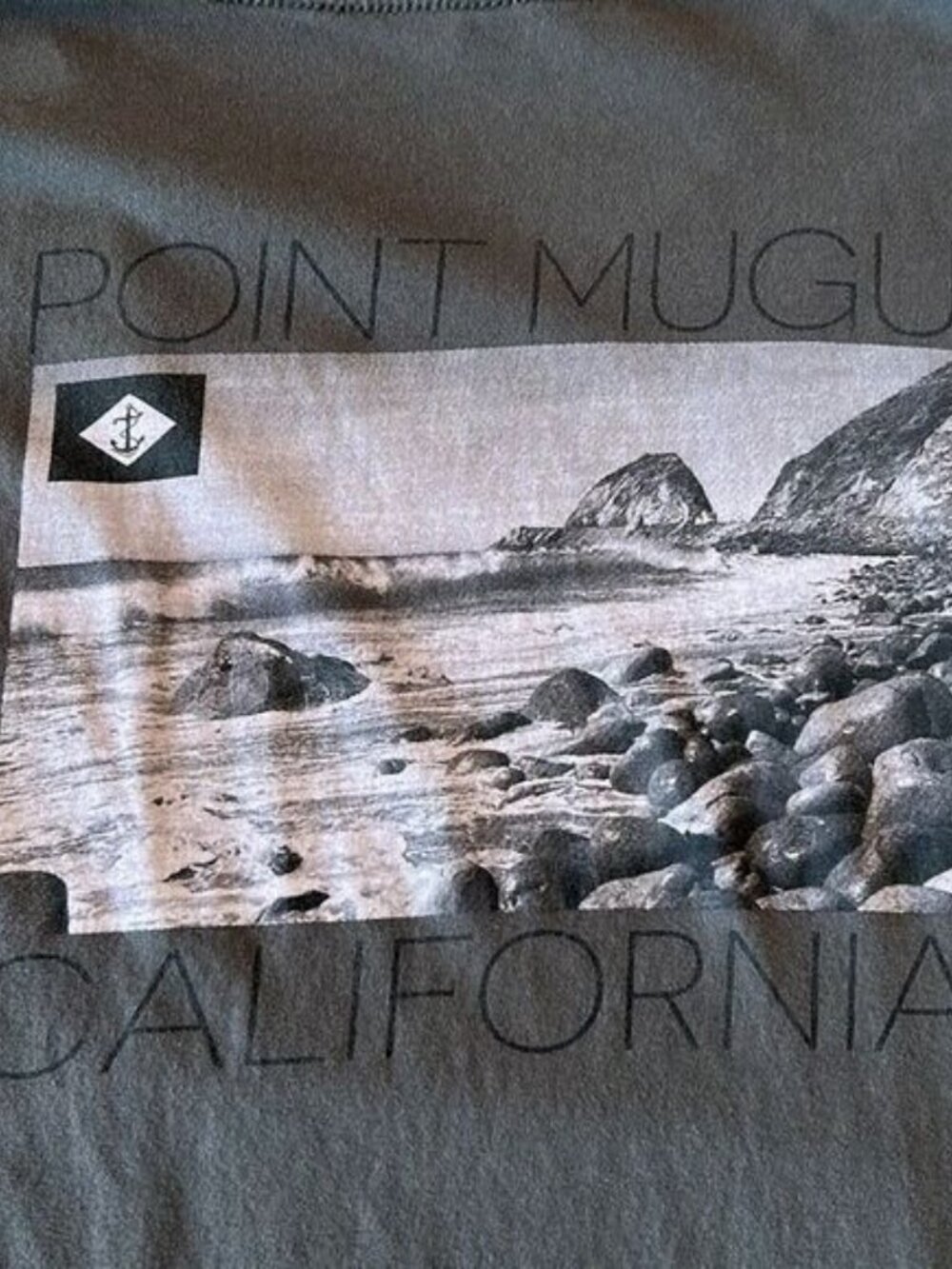 Point Mugu California short sleeve gray size XL - Picture 11 of 16